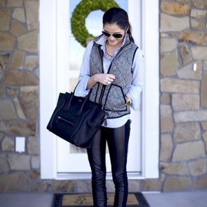 J Crew Herringbone Vest